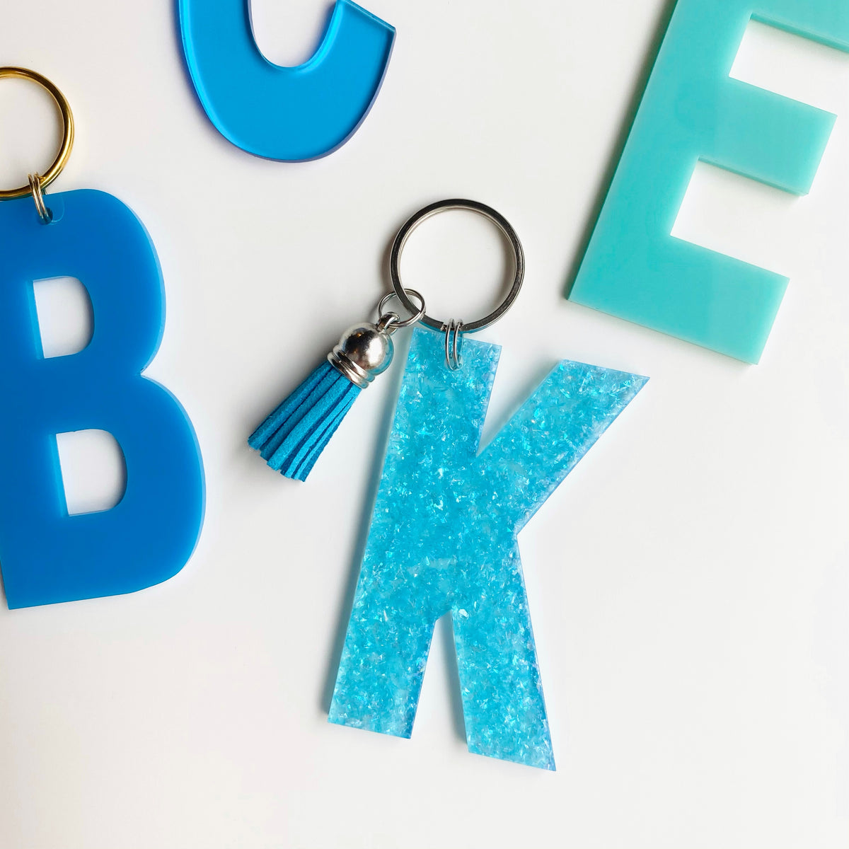 Script Letter Keychain – Southern Society Company