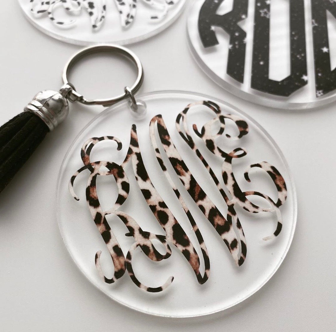 Acrylic Monogram Keychain – Southern Society Company